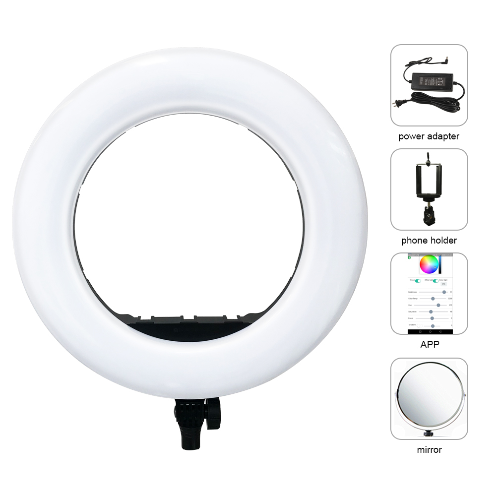 Photography Lighting App - Yidoblo QS-480DII Bluetooth APP Control Кольцевая