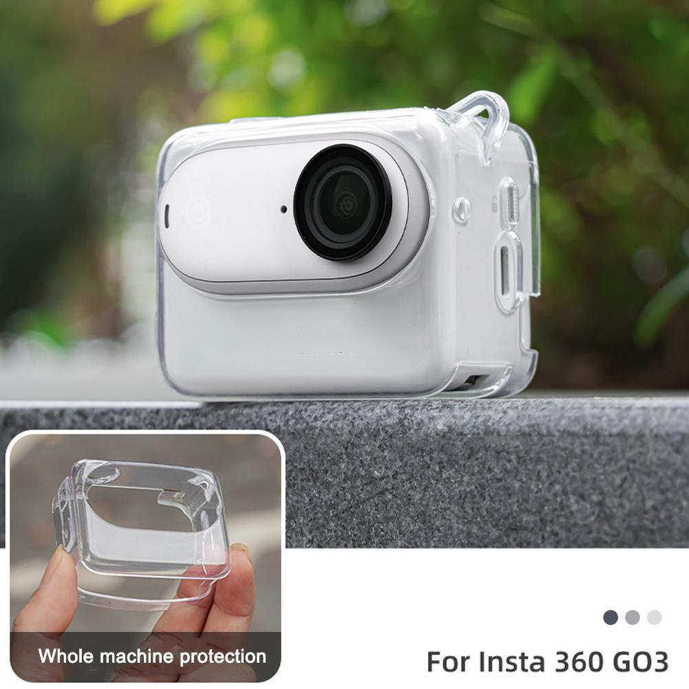 Insta360 Camera Go 3 - 1 шт., прозрачный/серый защитный чехол из