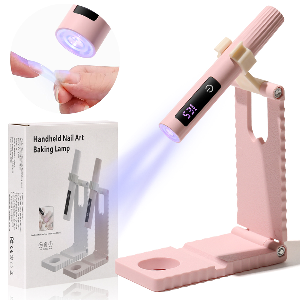Photography Lighting Gel - Портативная перезаряжаемая УФ/LED лампа-фонарик для сушки