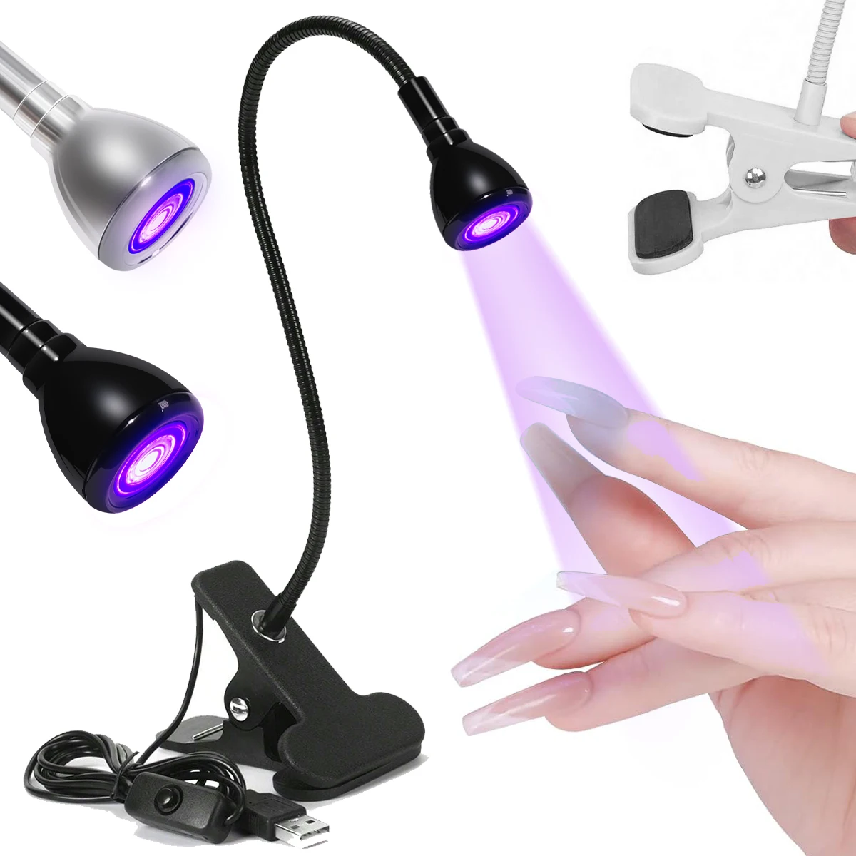 Photography Lighting Gel - Светодиодный УФ-светильник для сушки лака для