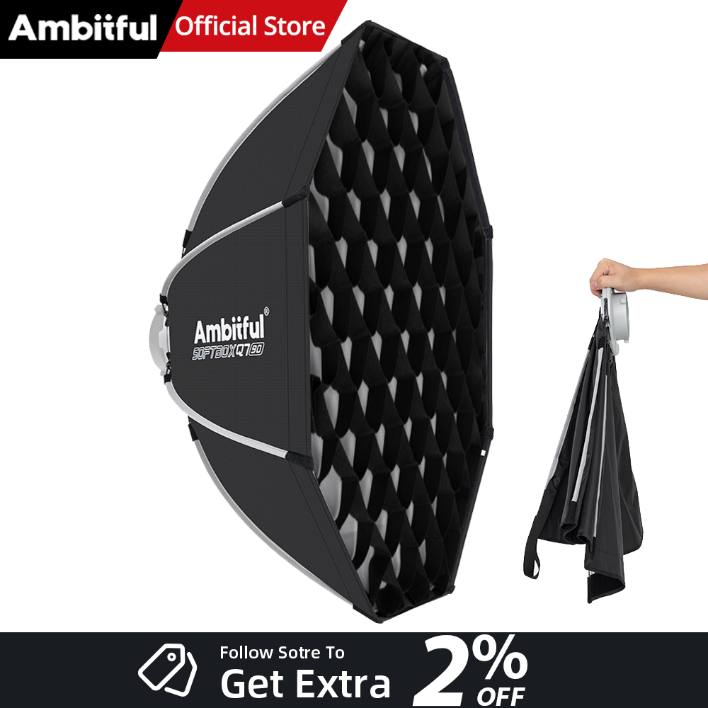 Photography Lighting Grid - AMBITFUL Q7II 55/65/90 см Октагональный софтбокс