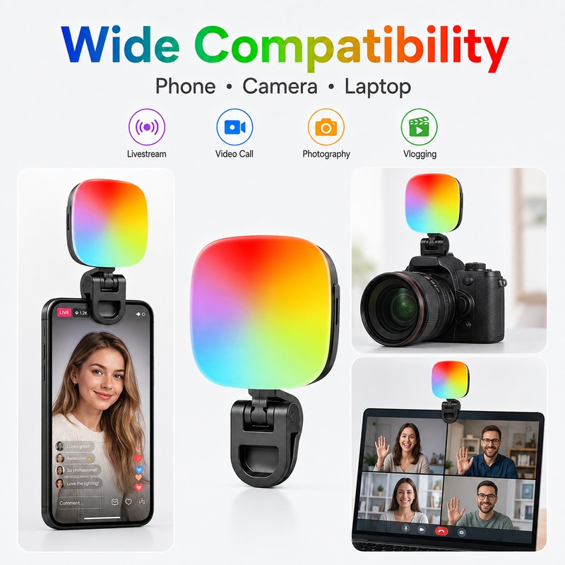 Photography Lighting Handheld - Портативный RGB LED-осветитель для фотосъемки, карманный