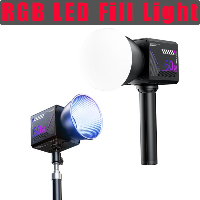 Photography Lighting Handheld - Портативный светодиодный RGB-видеосвет 60 Вт для