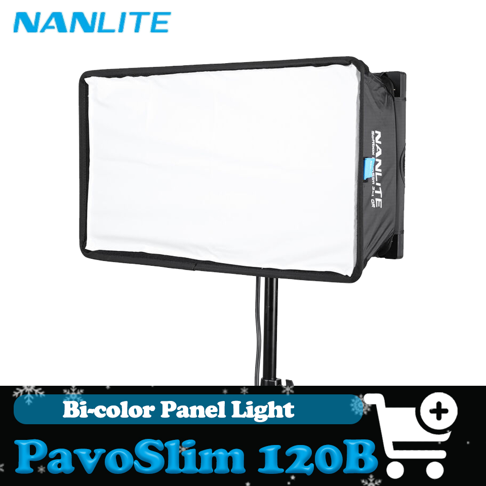 Photography Lighting App - Nanlite PavoSlim 120B Двухцветный панельный светильник