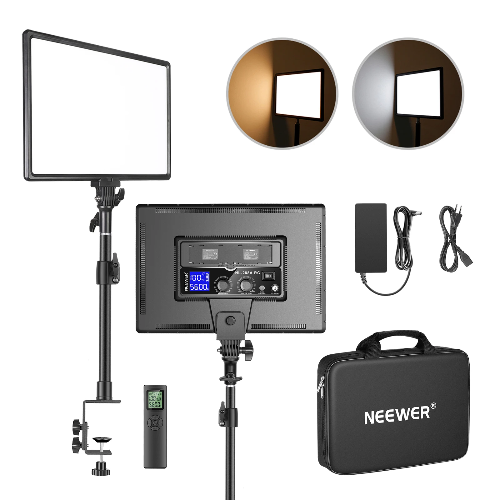 Photography Lighting Kit Neewer - Светодиодный видеосвет Neewer с настольным креплением