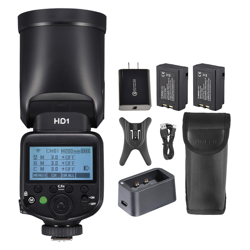 Фотовспышка JINBEI HD-1 с круг – обзор и цена Photography Lighting Flash