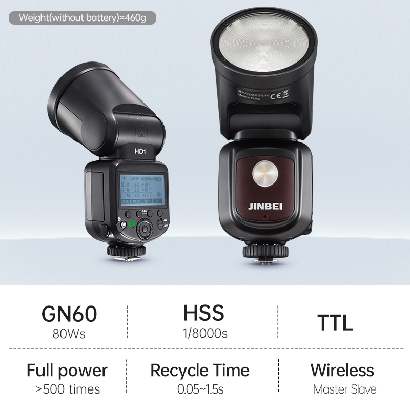 Фотовспышка JINBEI HD-1 с круг – обзор и цена Photography Lighting Flash