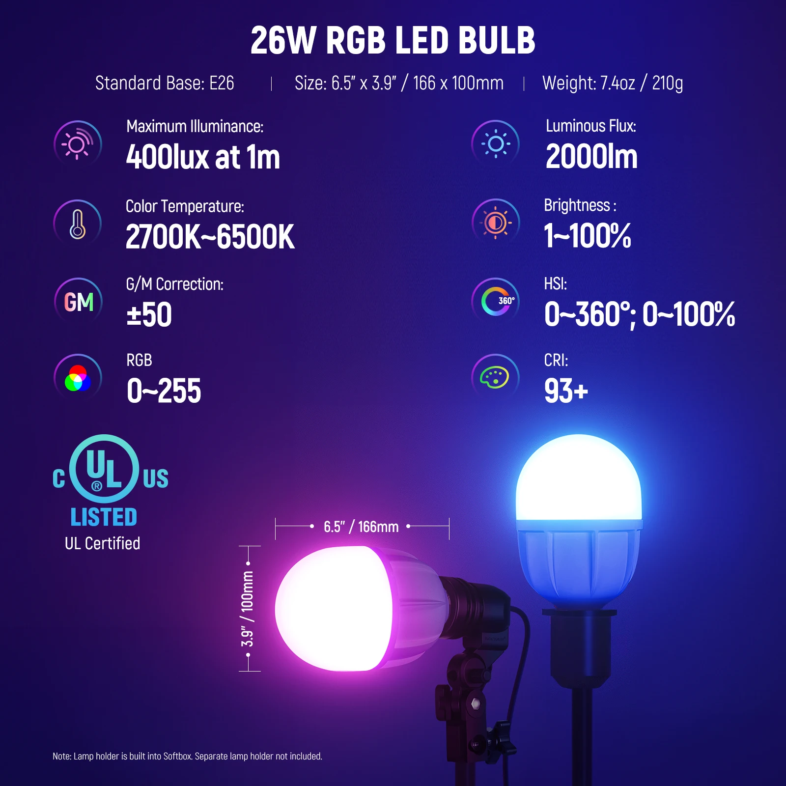 Комплект освещения NEEWER RGB  – обзор и цена Photography Lighting Kit Neewer