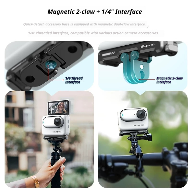 Магнитное крепление aMagisn из – обзор и цена Insta360 Camera Go 3