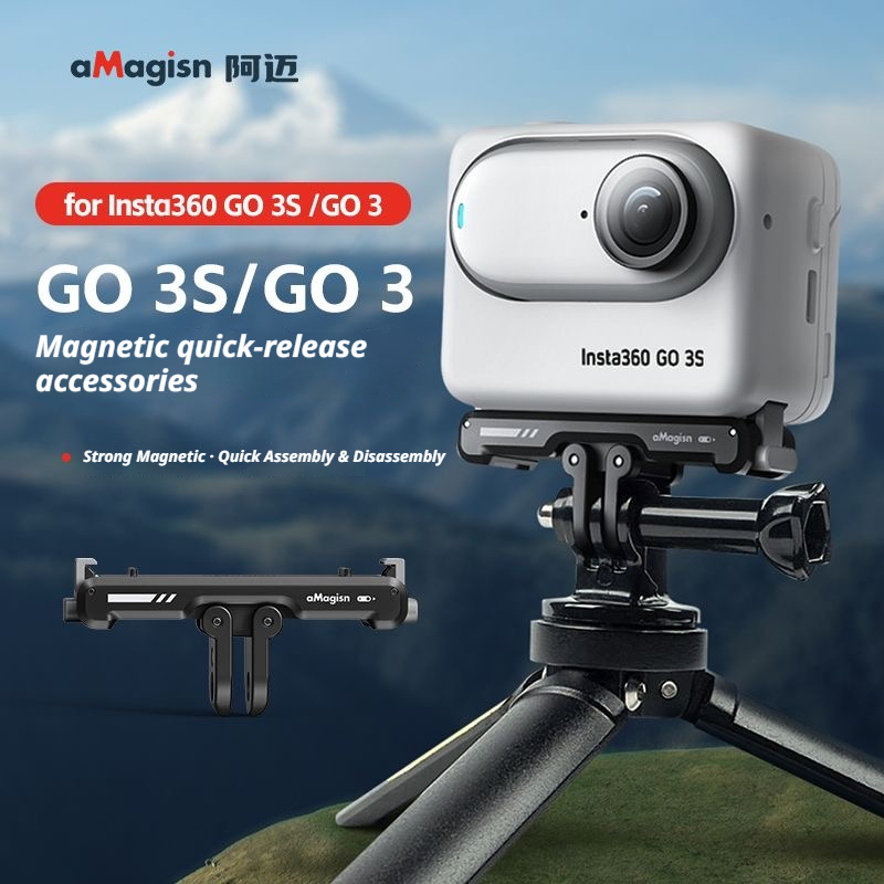 Магнитное крепление aMagisn из – обзор и цена Insta360 Camera Go 3