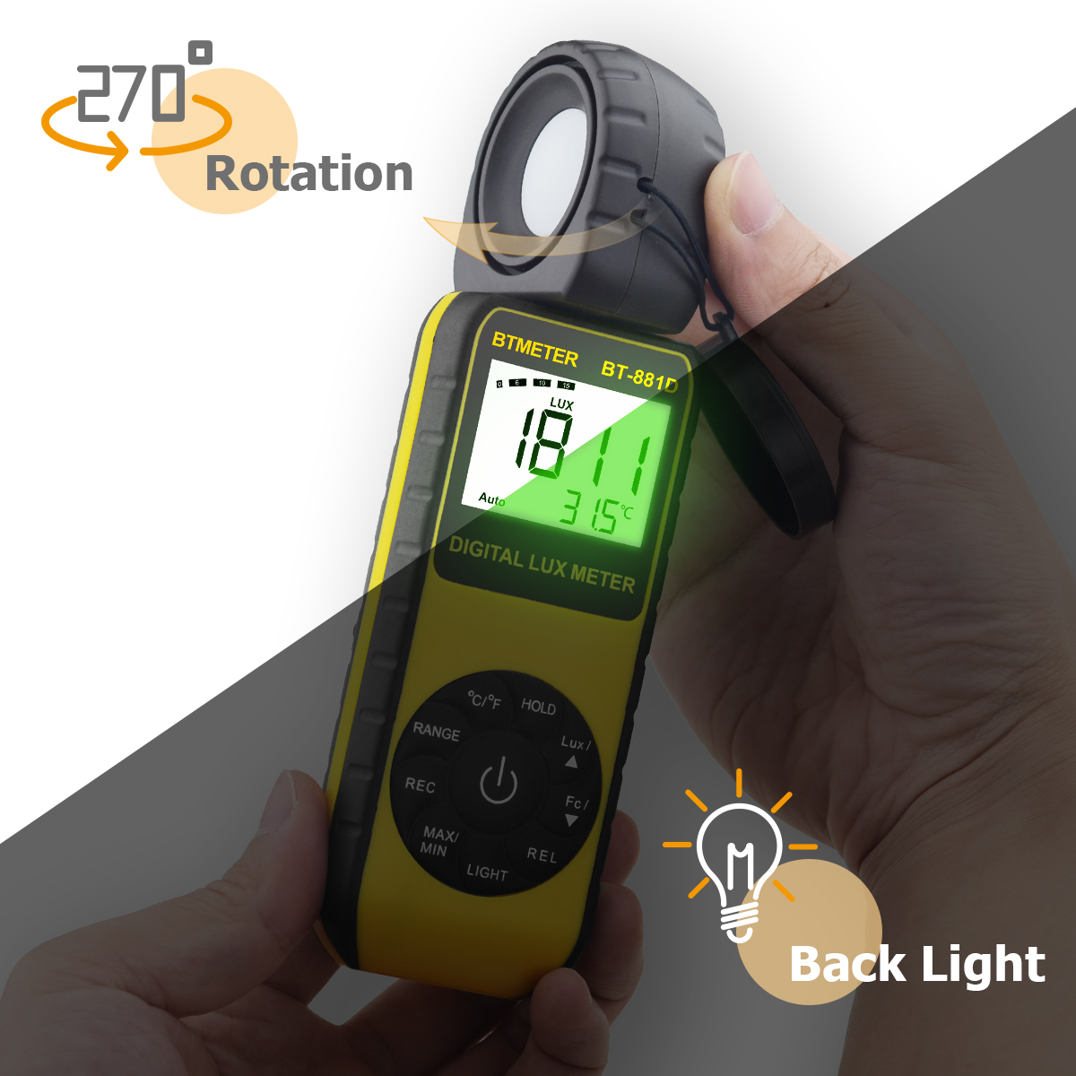 Цифровой люксметр 400 000 люкс – обзор и цена Photography Lighting Handheld