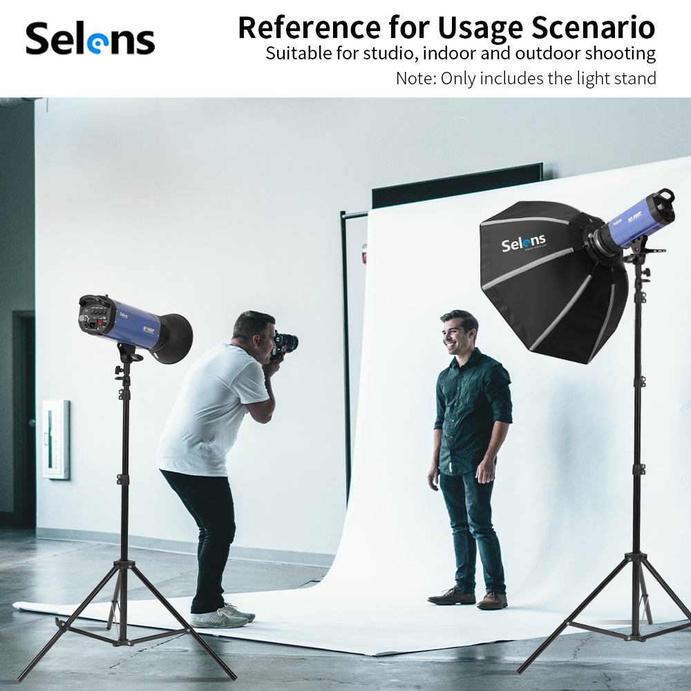 Штатив-стойка Selens 2.2~3.95м – обзор и цена Photography Lighting Flash