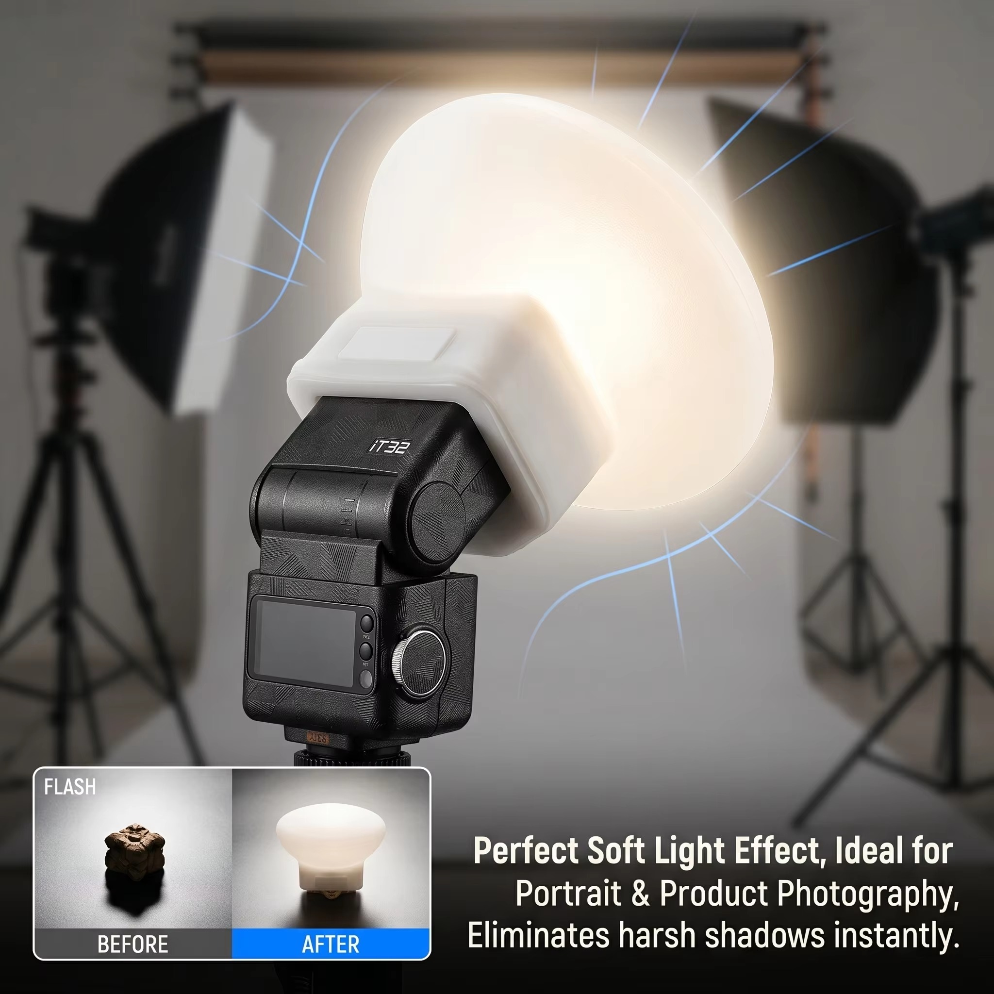 Силиконовый рассеиватель света – обзор и цена Photography Lighting Flash