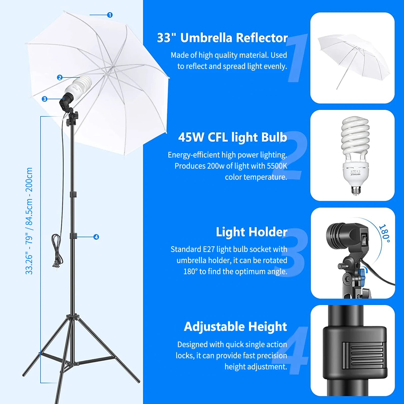 Комплект освещения для фотосъе – обзор и цена Photography Lighting Kit Neewer
