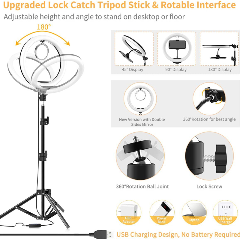 Светодиодный кольцевой светиль – обзор и цена Photography Lighting Stick