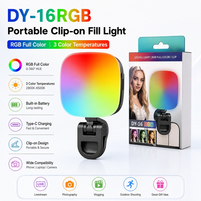 Портативный RGB LED-осветитель – обзор и цена Photography Lighting Handheld