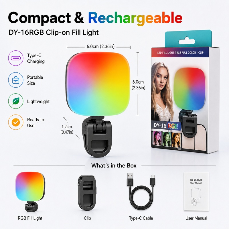 Портативный RGB LED-осветитель – обзор и цена Photography Lighting Handheld