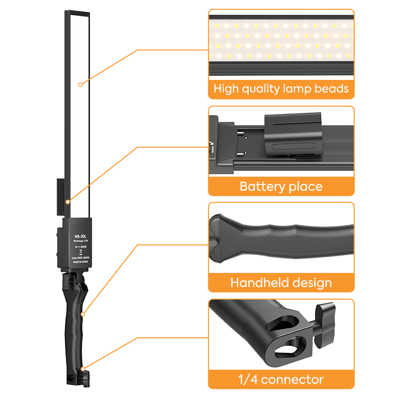 4 шт. светодиодное освещение д – обзор и цена Photography Lighting Stick